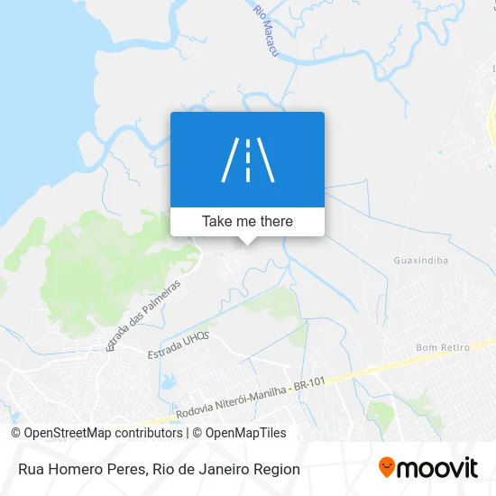 Rua Homero Peres map