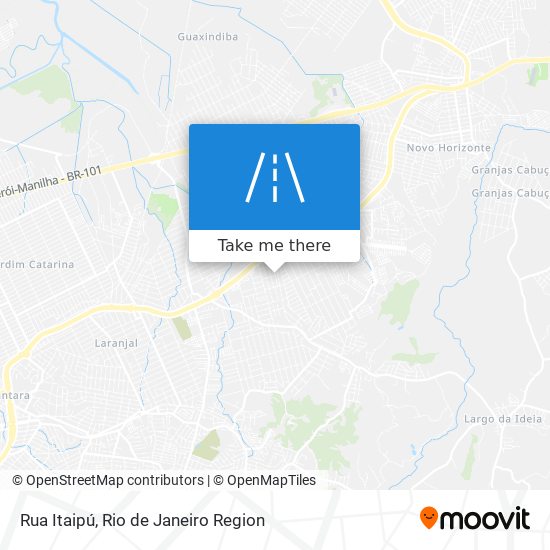 Mapa Rua Itaipú