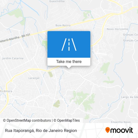 Rua Itaporangá map