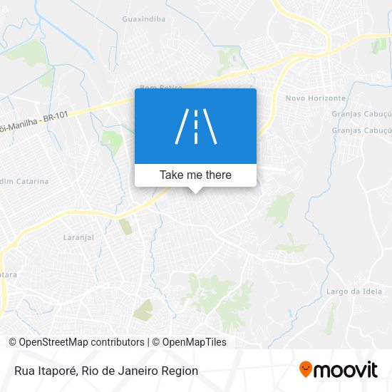Rua Itaporé map
