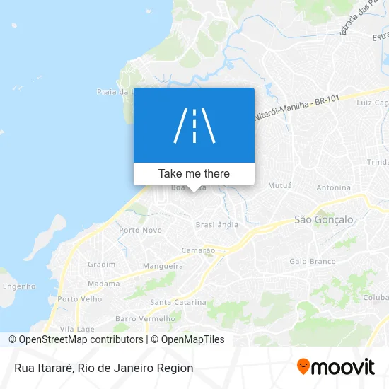 Rua Itararé map