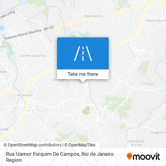 Rua Izamor Furquim De Campos map