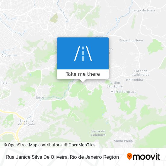 Rua Janice Silva De Oliveira map