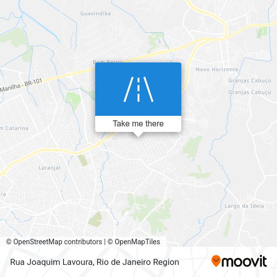 Rua Joaquim Lavoura map
