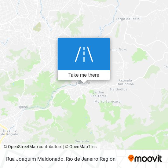 Mapa Rua Joaquim Maldonado