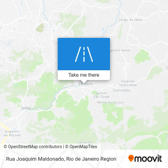 Rua Joaquim Maldonado map