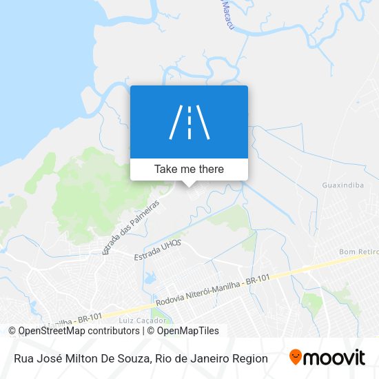 Rua José Milton De Souza map