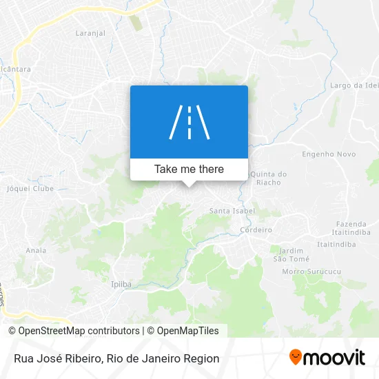 Rua José Ribeiro map