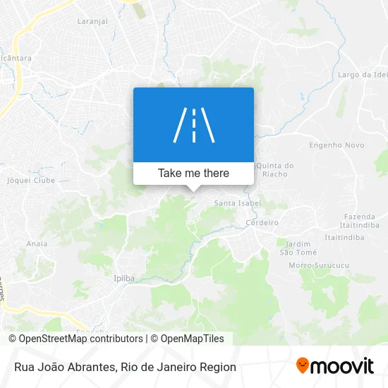 Rua João Abrantes map