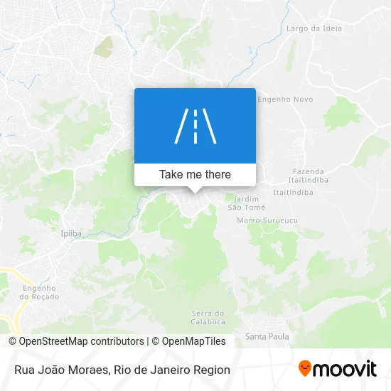 Rua João Moraes map
