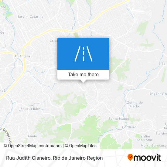Mapa Rua Judith Cisneiro