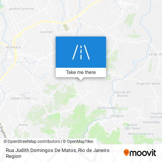 Mapa Rua Judith Domingos De Matos