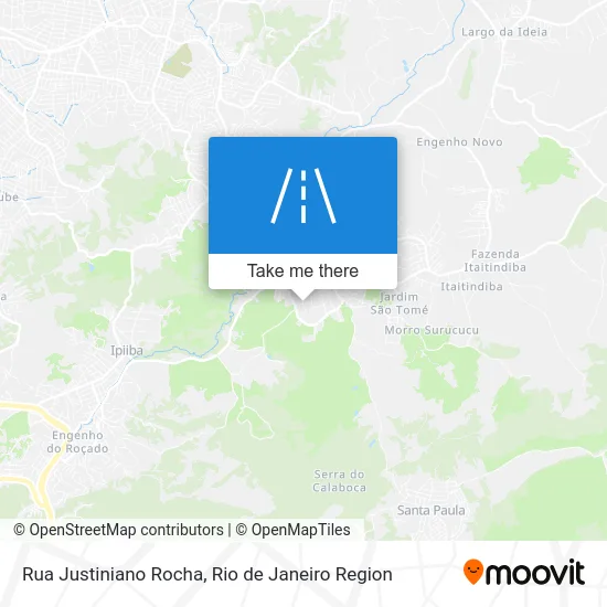 Rua Justiniano Rocha map