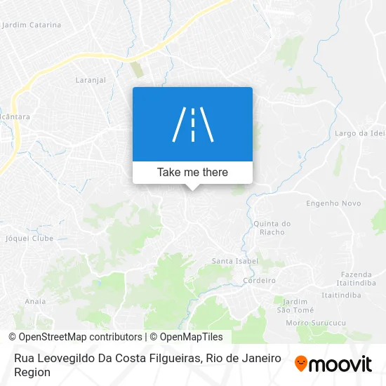 Rua Leovegildo Da Costa Filgueiras map