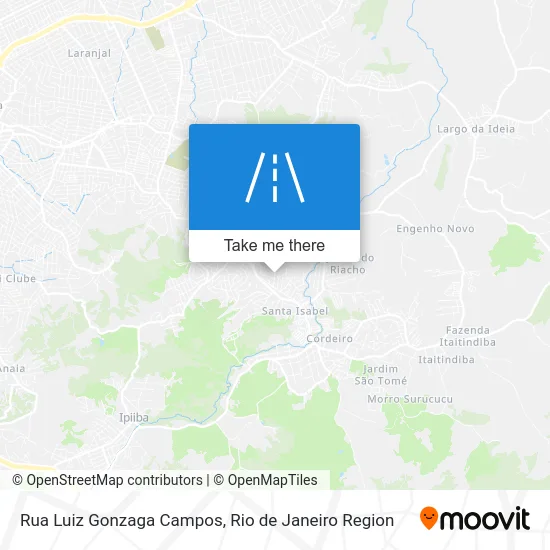 Rua Luiz Gonzaga Campos map