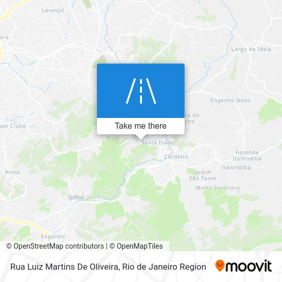 Rua Luiz Martins De Oliveira map