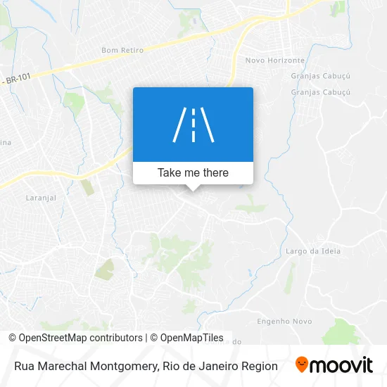 Rua Marechal Montgomery map