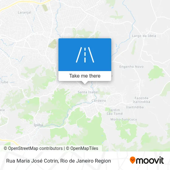 Rua Maria José Cotrin map