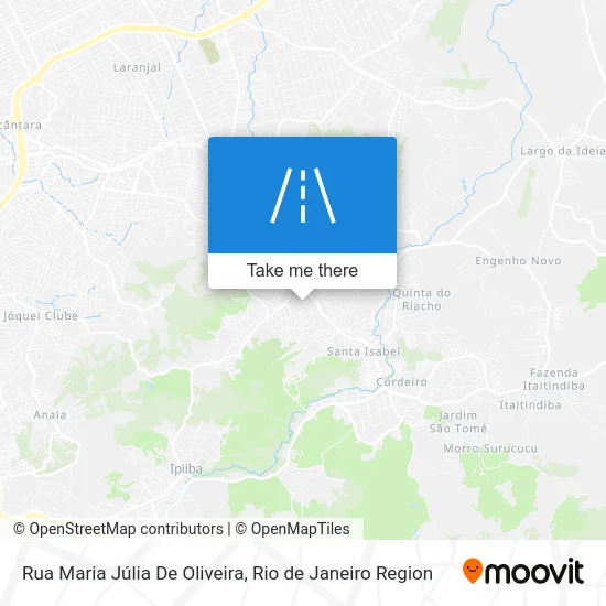 Rua Maria Júlia De Oliveira map