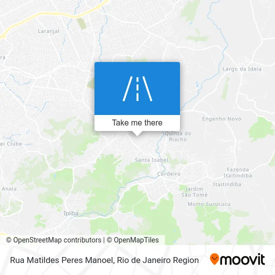 Rua Matildes Peres Manoel map