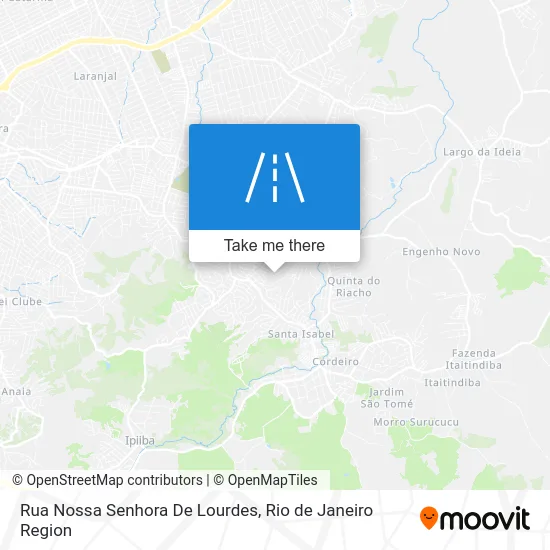 Rua Nossa Senhora De Lourdes map