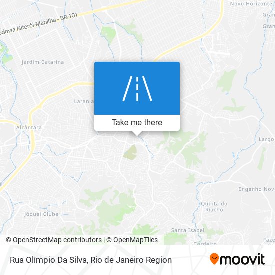 Mapa Rua Olímpio Da Silva