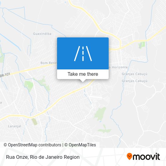 Rua Onze map