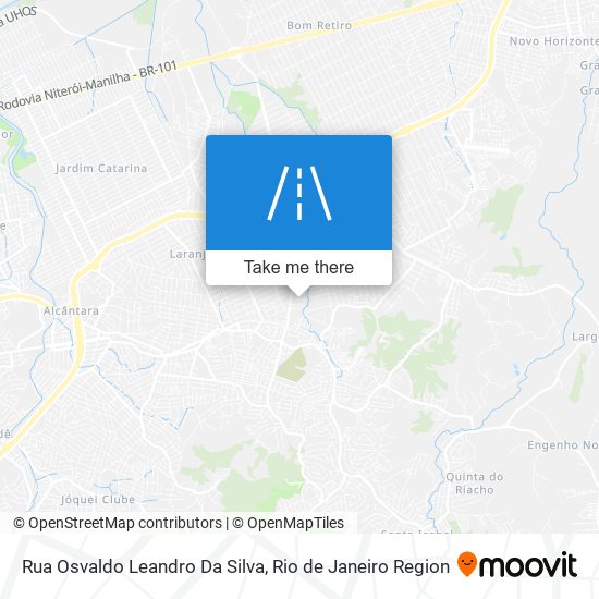 Rua Osvaldo Leandro Da Silva map