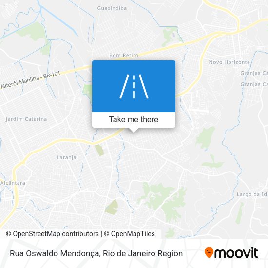 Rua Oswaldo Mendonça map