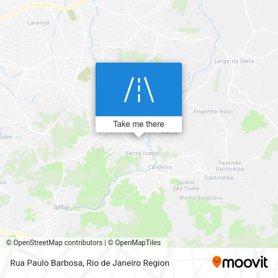 Rua Paulo Barbosa map