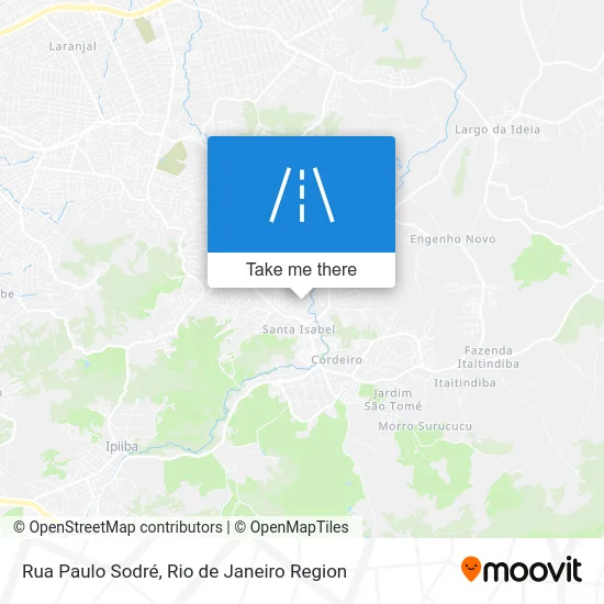 Rua Paulo Sodré map