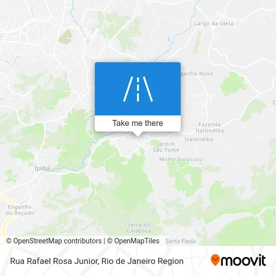 Rua Rafael Rosa Junior map