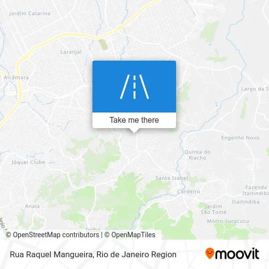 Rua Raquel Mangueira map