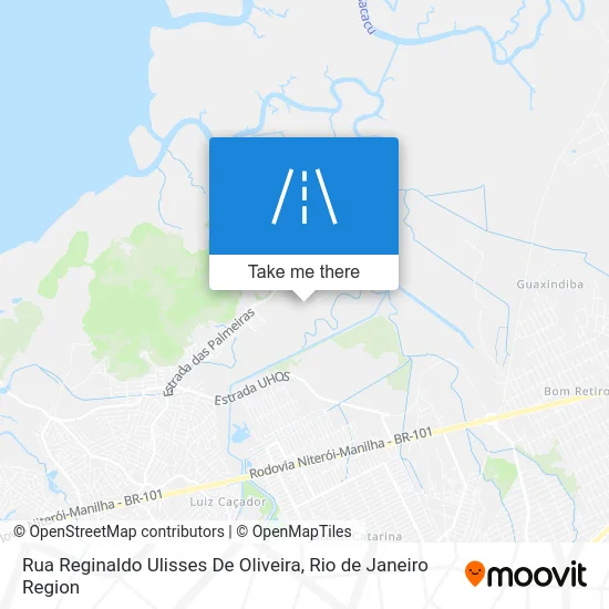 Rua Reginaldo Ulisses De Oliveira map
