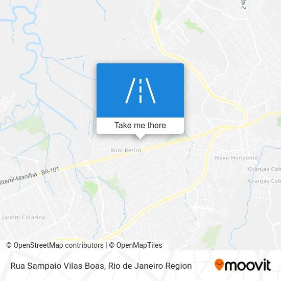 Rua Sampaio Vilas Boas map