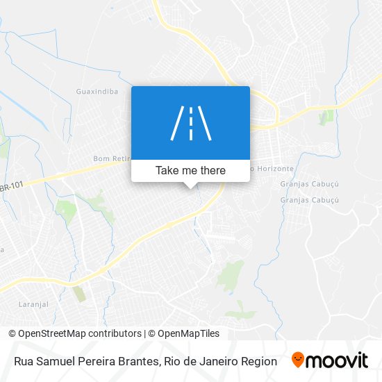 Rua Samuel Pereira Brantes map