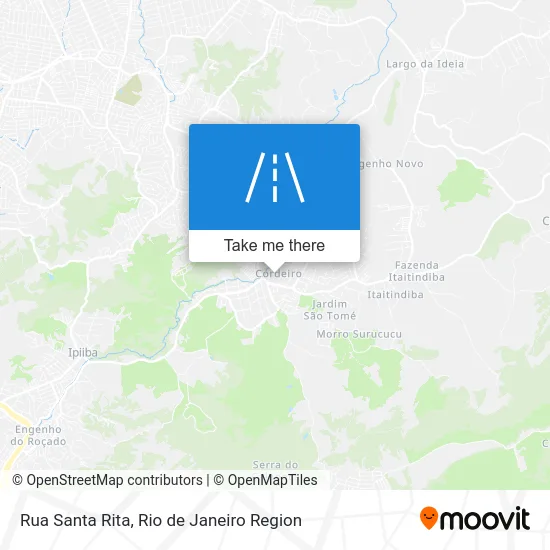Rua Santa Rita map