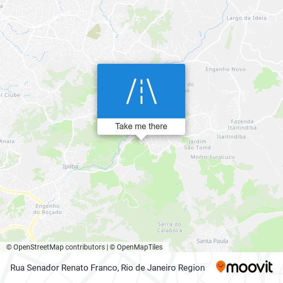 Rua Senador Renato Franco map