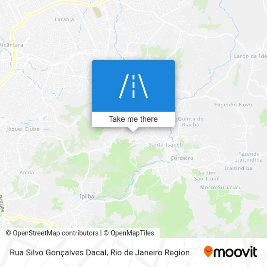 Rua Silvo Gonçalves Dacal map