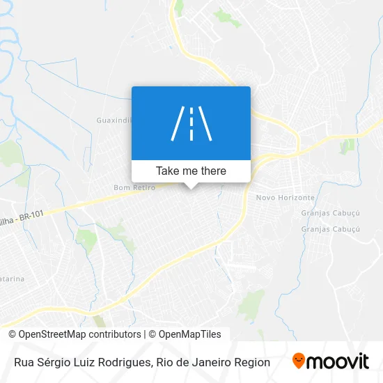 Rua Sérgio Luiz Rodrigues map