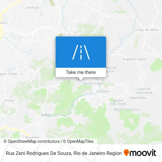 Rua Zeni Rodrigues De Souza map