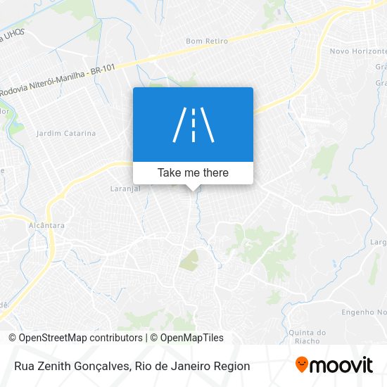 Rua Zenith Gonçalves map