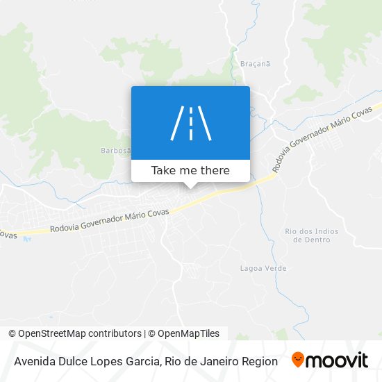 Mapa Avenida Dulce Lopes Garcia