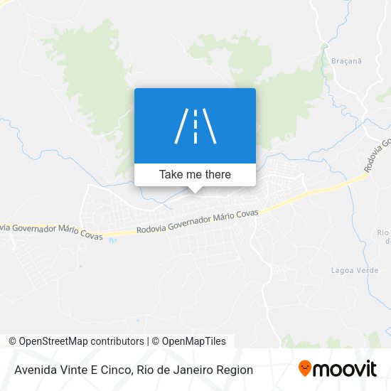 Avenida Vinte E Cinco map