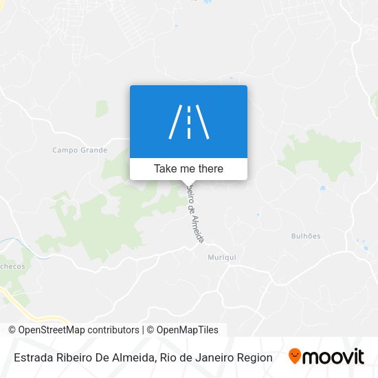 Estrada Ribeiro De Almeida map