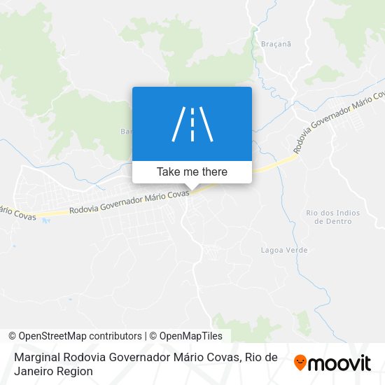 Marginal Rodovia Governador Mário Covas map