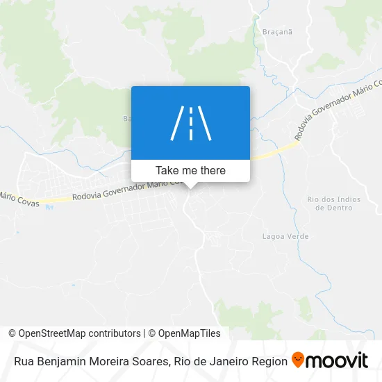 Rua Benjamin Moreira Soares map