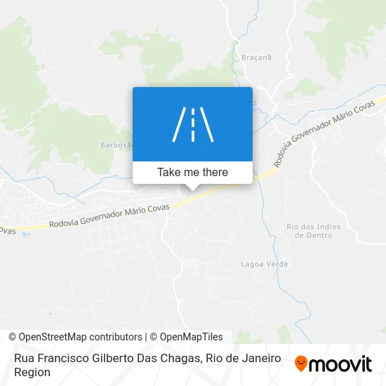 Rua Francisco Gilberto Das Chagas map