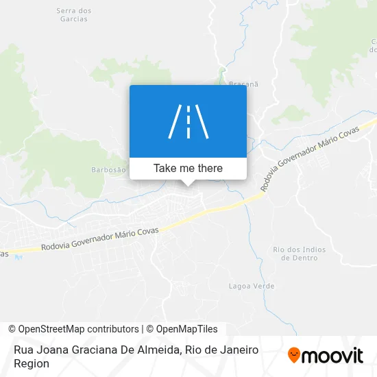 Rua Joana Graciana De Almeida map