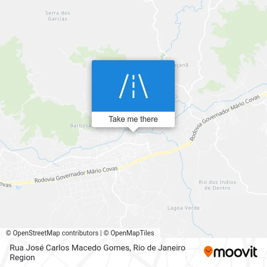 Rua José Carlos Macedo Gomes map
